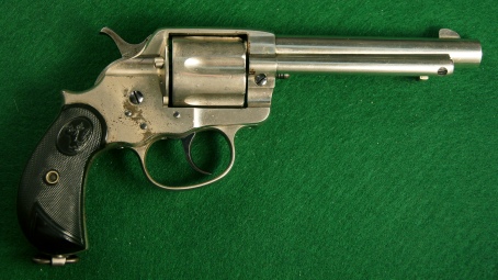right side view of Colt DA 1878 with all markings present
